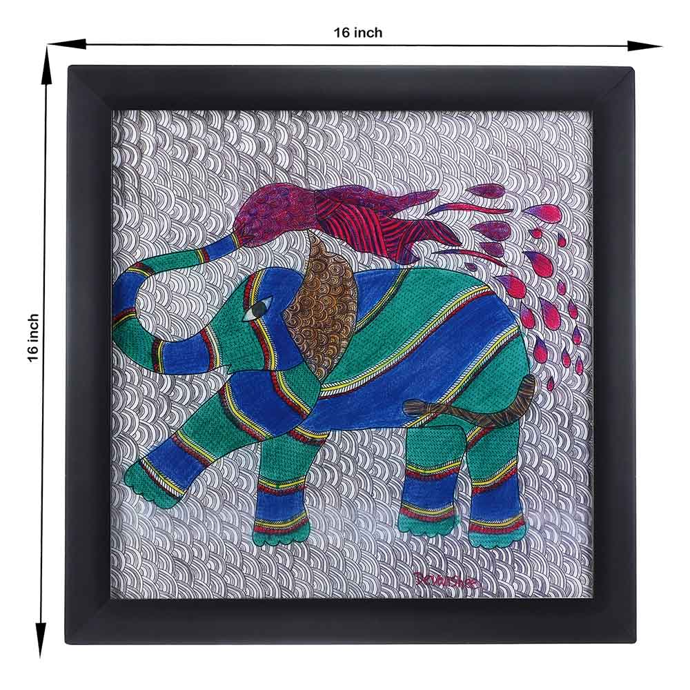 Mighty Splash: A Burst of Strength and Charm – Framed Wall Art - Image 2