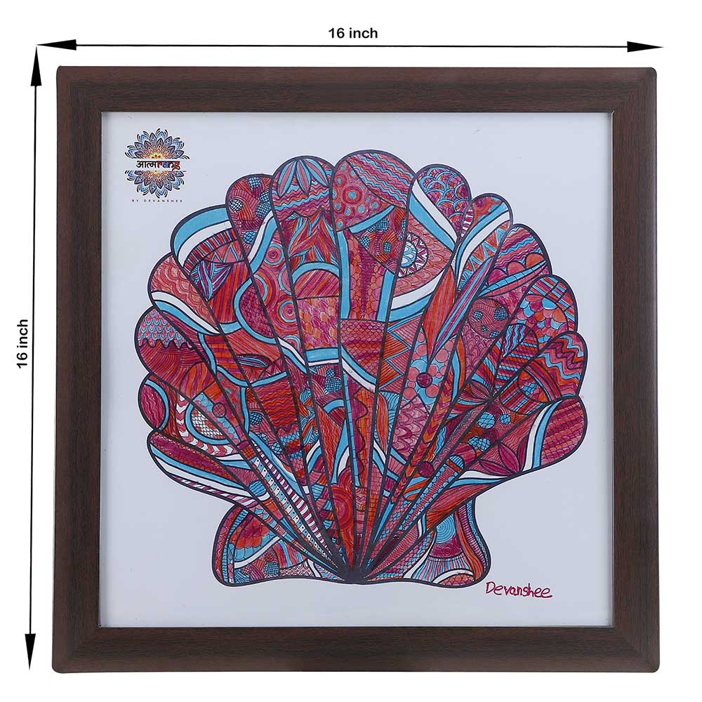 Shaelly: A Tribute to Oceanic Elegance – Framed Wall Art - Image 2