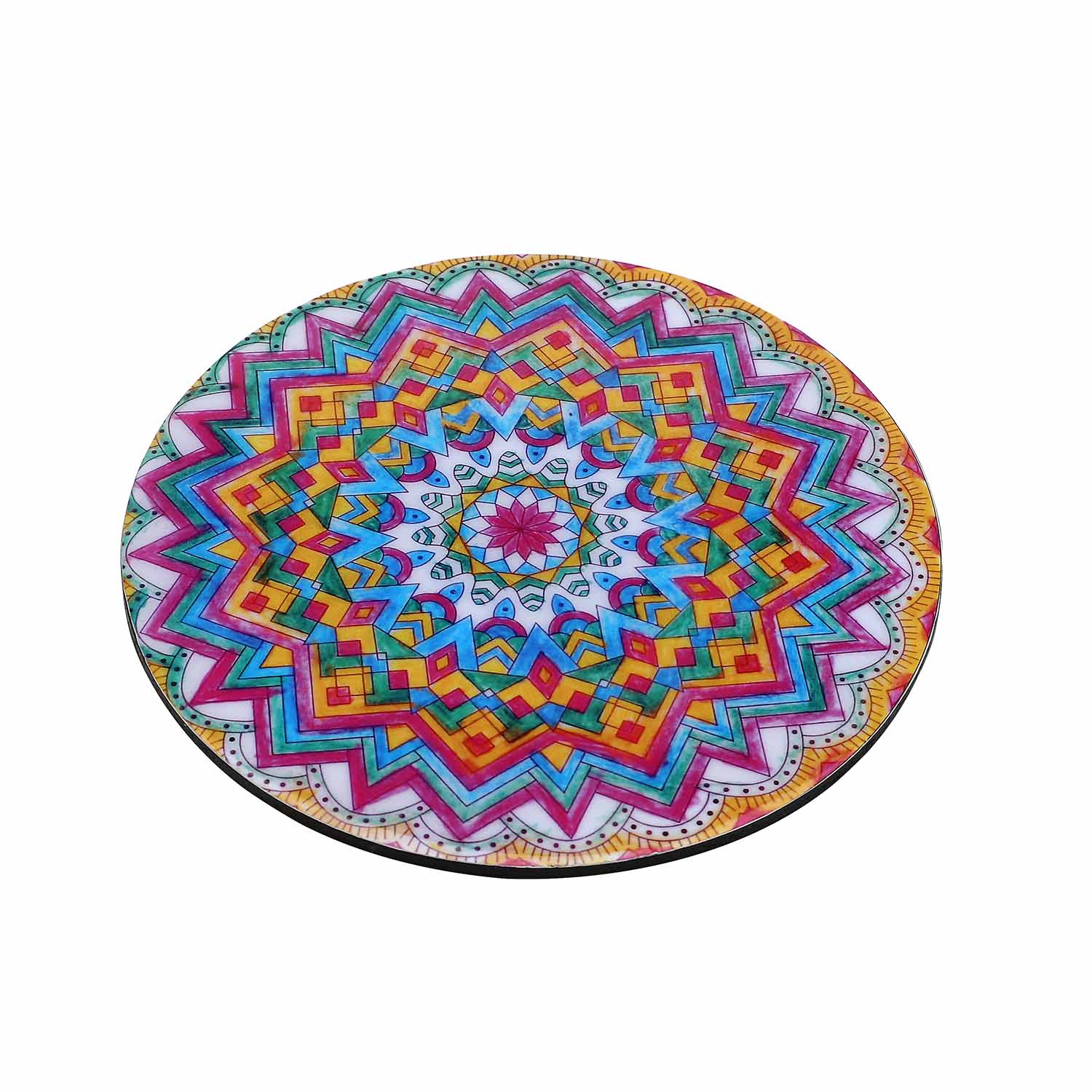 Lotus: A Symbol of Purity and Resilience – Handcrafted Wooden Trivet - Image 4