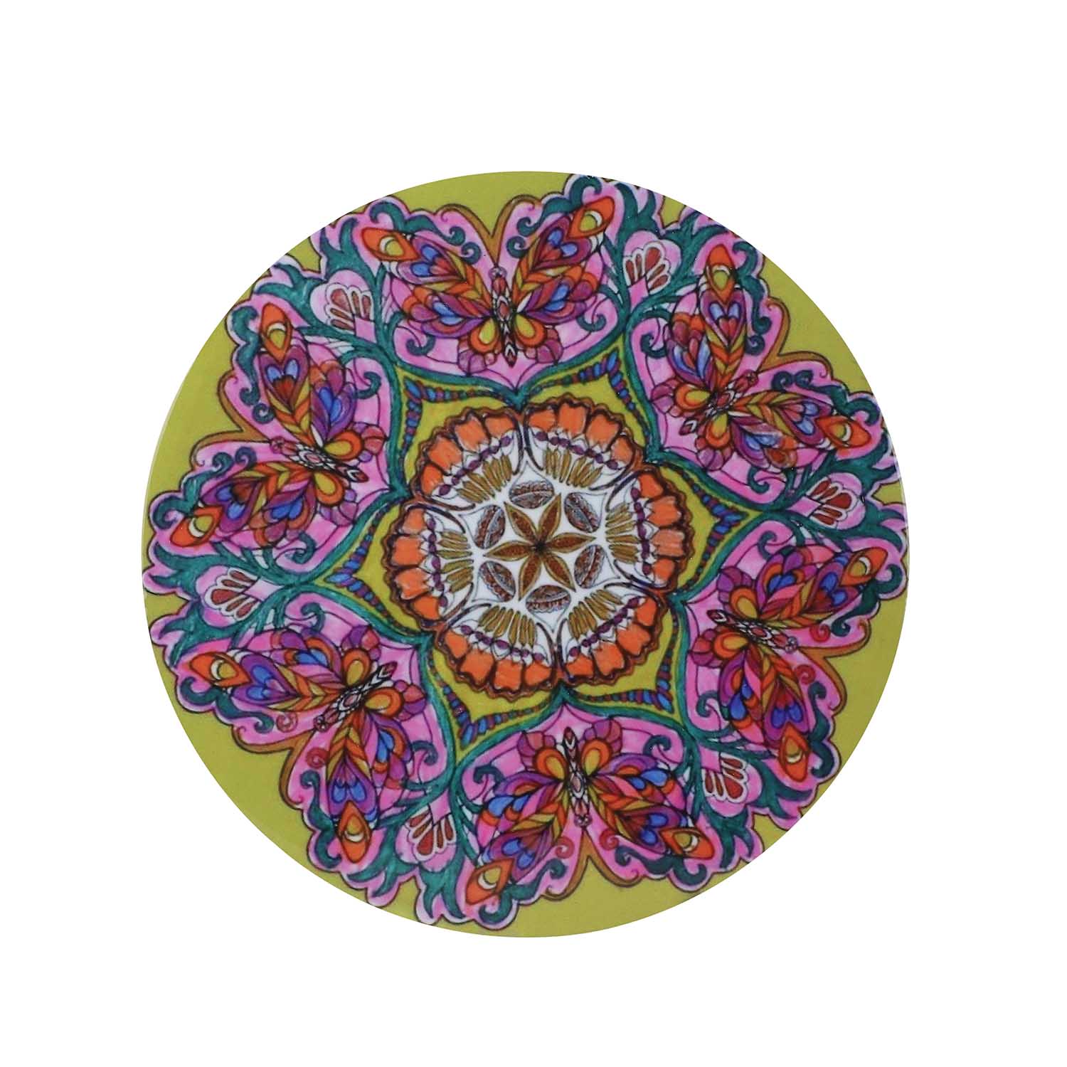 Colourful Butterflies: A Celebration of Transformation – Handcrafted Wooden Trivet - Image 4