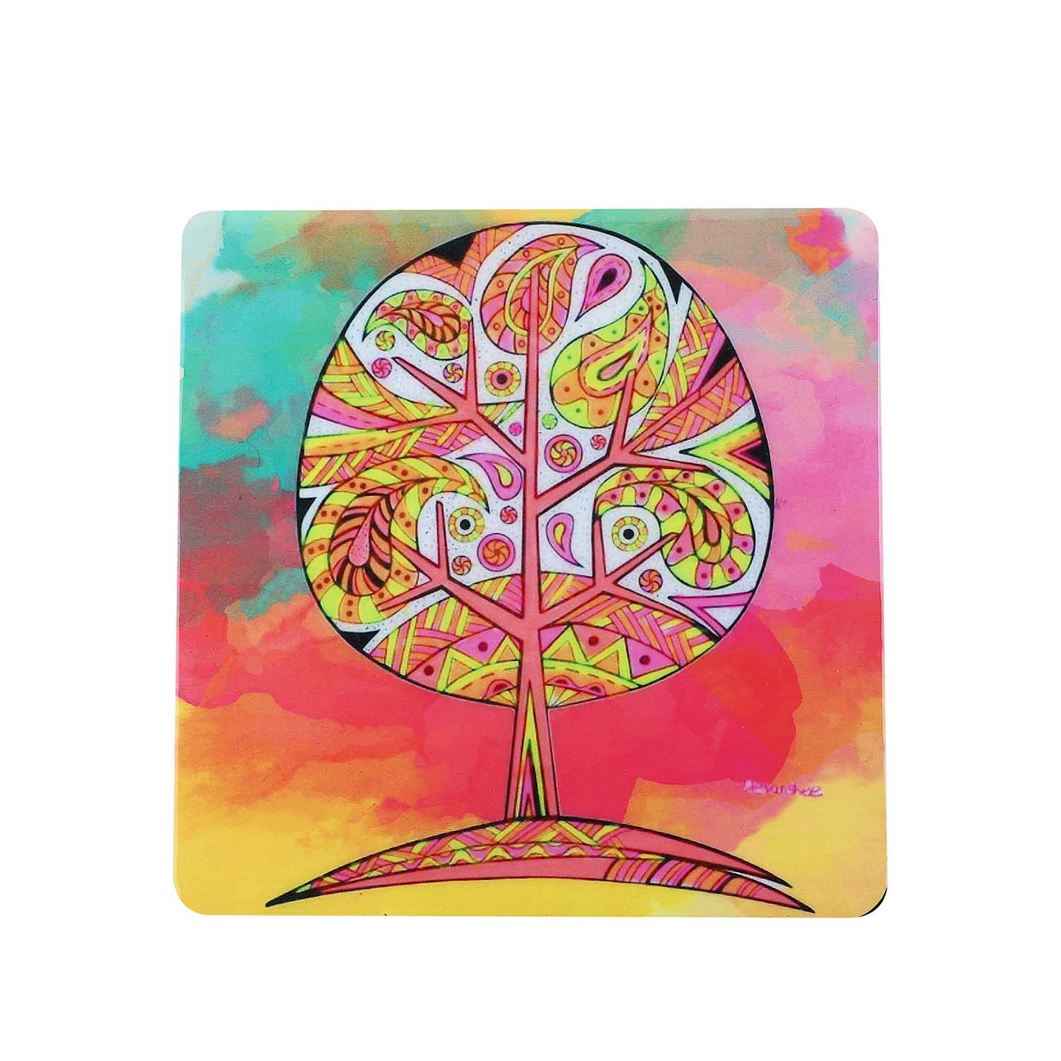 Mushroom Meadow: A Whimsical Touch of Nature – Handcrafted Wooden Trivet - Image 5