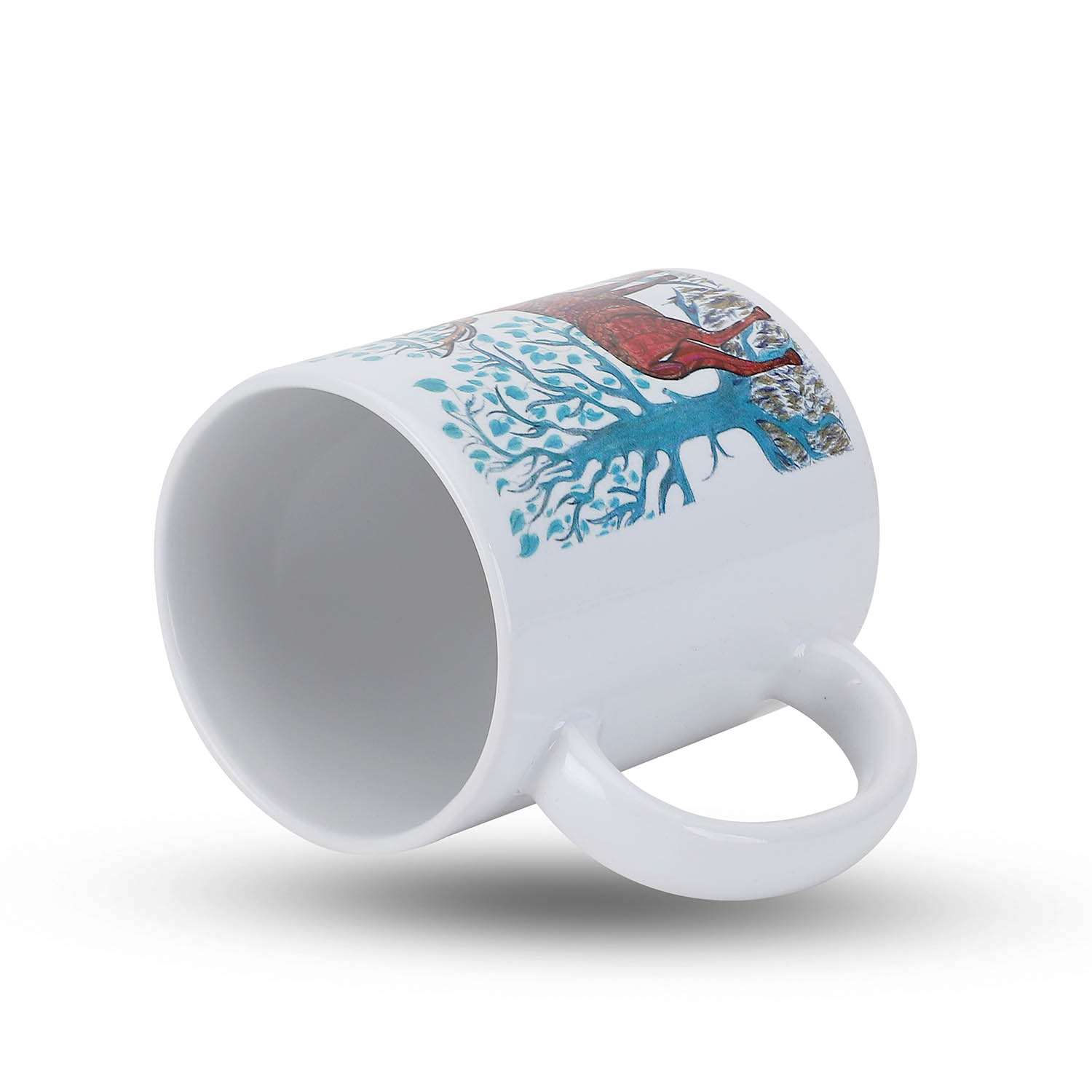 Woodland Deer: A Symbol of Grace and Tranquility – Ceramic Coffee Mug - Image 2