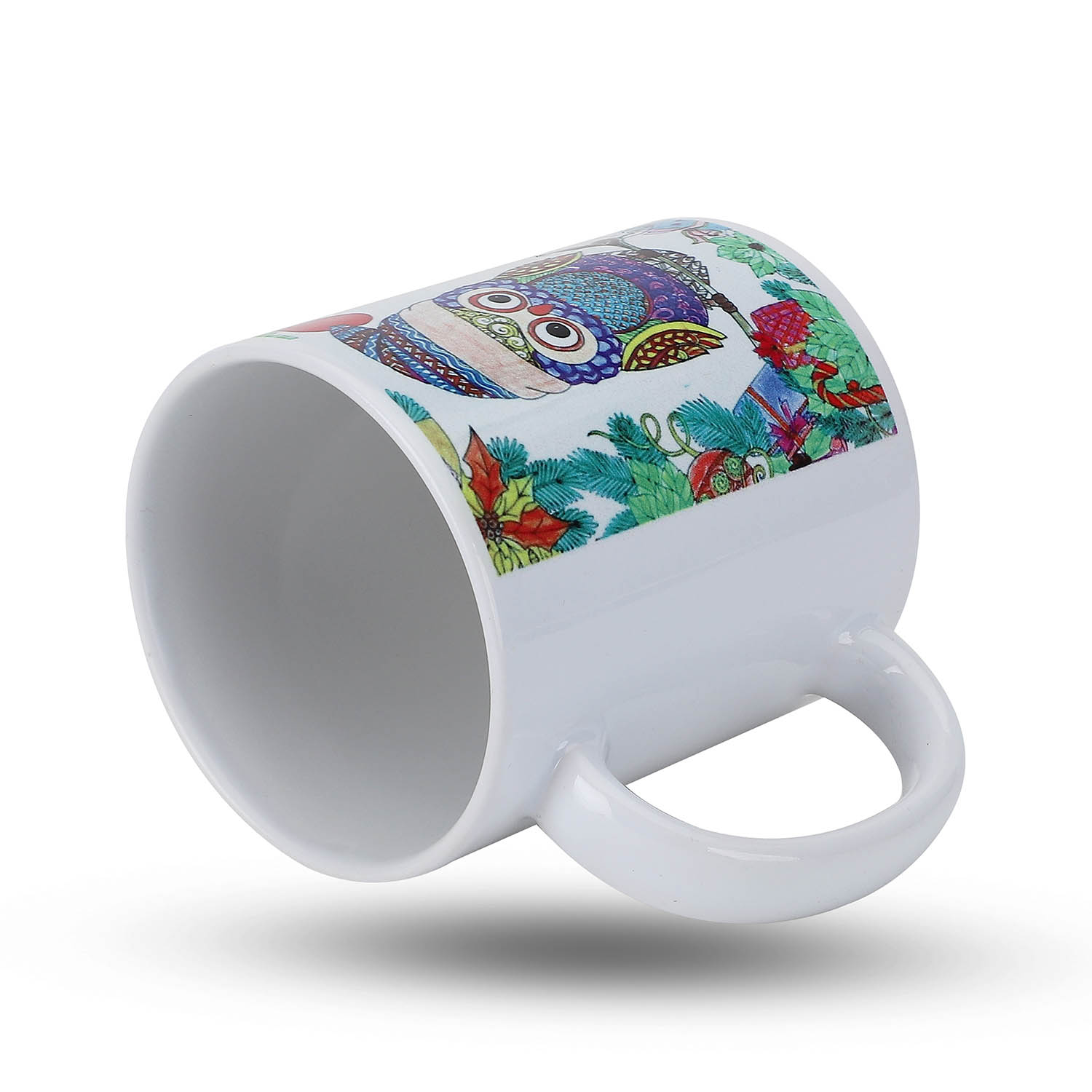 A Wise Owl: A Tribute to Wisdom and Curiosity – Ceramic Coffee Mug - Image 2