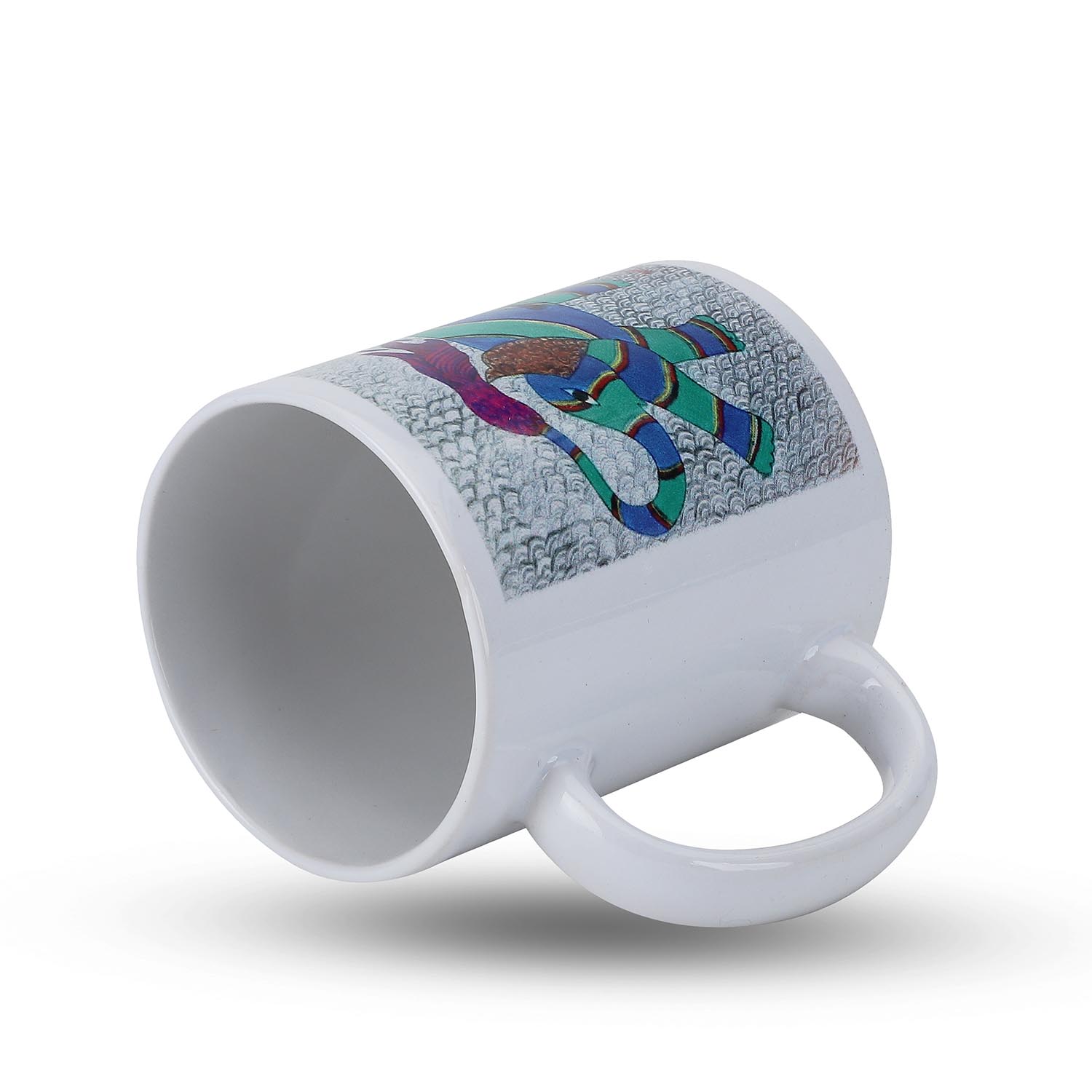 Mighty Splash: A Celebration of Strength and Culture – Ceramic Coffee Mug - Image 4