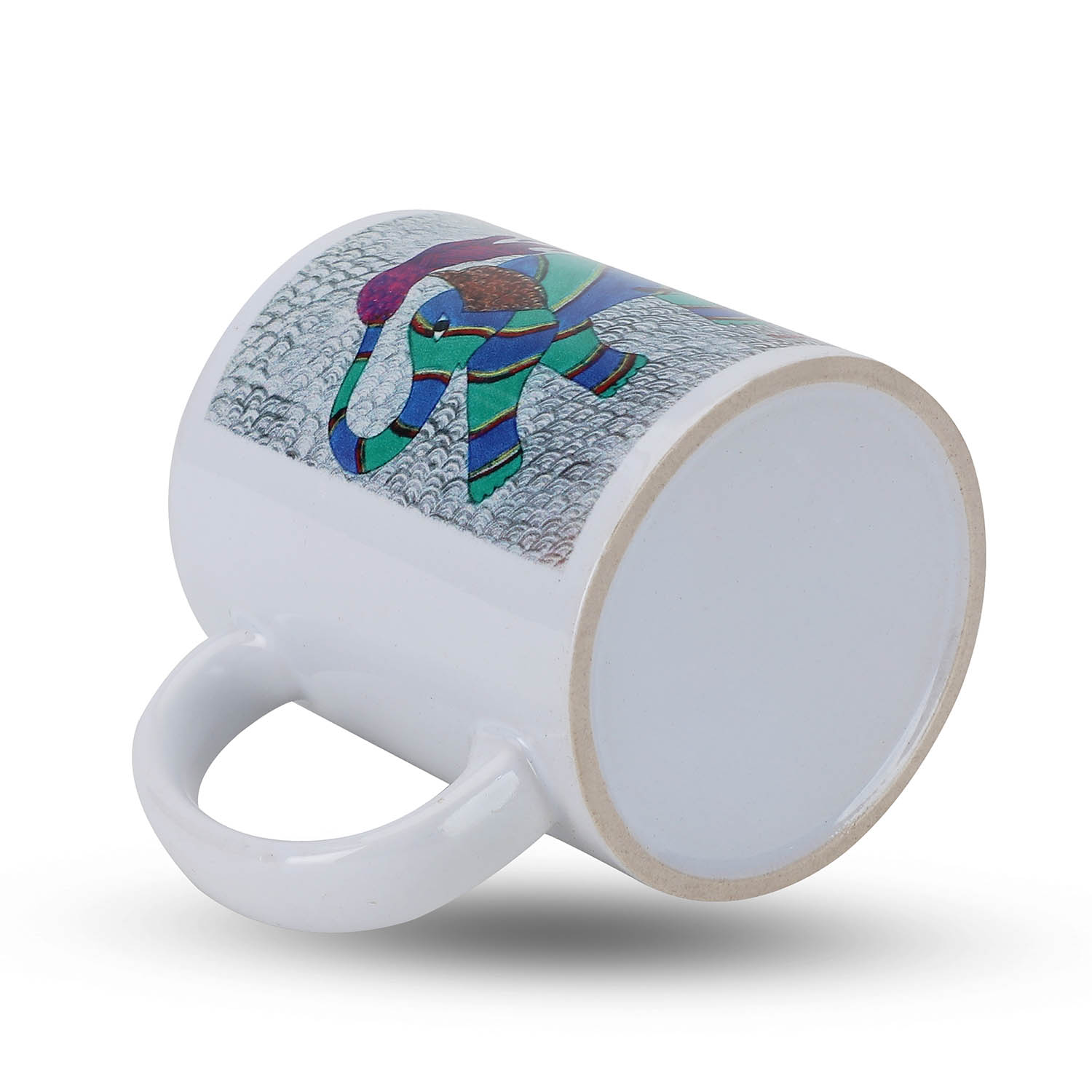 Mighty Splash: A Celebration of Strength and Culture – Ceramic Coffee Mug - Image 2